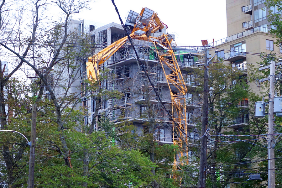 Halifax building named after the construction crane that fell on it